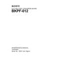 SONY BKPF-012 Manual de Servicio