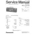 PANASONIC RX-CS720 Manual de Servicio
