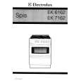 ELECTROLUX EK6162 Manual de Usuario