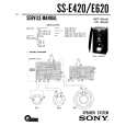 SONY SSE620 Manual de Servicio