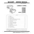 SHARP Z845 Manual de Servicio