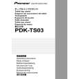 PIONEER PDK-TS03 Manual de Usuario