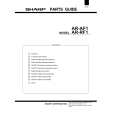 SHARP AR-AF1 Catálogo de piezas SHARP AR-AF1 Catálogo de piezas