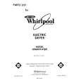 WHIRLPOOL LE8600XWN0 Catálogo de piezas