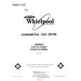 WHIRLPOOL GCG2101XMW1 Catálogo de piezas