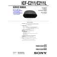 SONY ICFC211/L Manual de Servicio