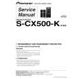 PIONEER S-CX500-K/XTM/E Manual de Servicio
