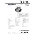 SONY CFD-E90L Manual de Servicio