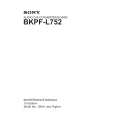 SONY BKPF-L752 Manual de Servicio