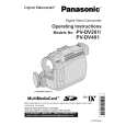 PANASONIC PVDV201D Manual de Usuario