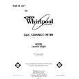 WHIRLPOOL LG4931XSW0 Catálogo de piezas