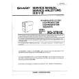 SHARP XG3781E Manual de Servicio