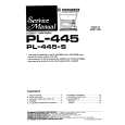 PIONEER PL-445-S Manual de Servicio
