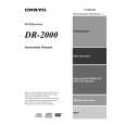 ONKYO DR2000 Manual de Usuario