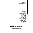 ARTHUR MARTIN ELECTROLUX TM3598R Manual de Usuario