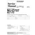 PIONEER MJ-D707/MY Manual de Servicio