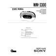 SONY WM-3300 Manual de Servicio