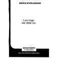 ARTHUR MARTIN ELECTROLUX AW3090AA Manual de Usuario