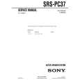 SONY SRSPC37 Manual de Servicio