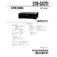 SONY STR-GX211 Manual de Servicio