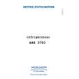 ARTHUR MARTIN ELECTROLUX ARE3703 Manual de Usuario