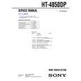 SONY HT4850DP Manual de Servicio