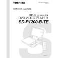TOSHIBA SD-P1200-B-TE Manual de Servicio