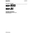 SONY MDP-A1 Manual de Usuario