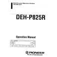 PIONEER DEH-P825R Manual de Usuario