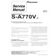 PIONEER S-A770V/XC Manual de Servicio