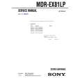 SONY MDREX81LP Manual de Servicio