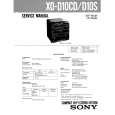 SONY X0D10CD Manual de Servicio