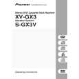 PIONEER XV-GX3/DDXJ/RB Manual de Usuario