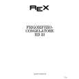 REX-ELECTROLUX RD33 Manual de Usuario