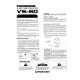 PIONEER VS-60 Manual de Usuario PIONEER VS-60 Manual de Usuario