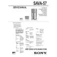 SONY SAVA57 Manual de Servicio