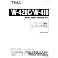 TEAC W420C Manual de Usuario