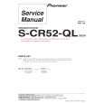 PIONEER S-CR52-QL/SXTW/EW5 Manual de Servicio