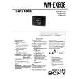 SONY WM-EX608 Manual de Servicio