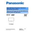 PANASONIC PT47WXD64J Manual de Usuario