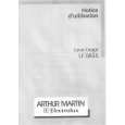 ARTHUR MARTIN ELECTROLUX LF0835 Manual de Usuario