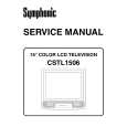 SYMPHONIC CSTL1506 Manual de Servicio