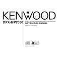 KENWOOD DPX-MP7050 Manual de Usuario