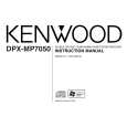 KENWOOD DPX-MP7050 Manual de Usuario KENWOOD DPX-MP7050 Manual de Usuario