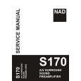 NAD S170 Manual de Servicio