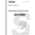 TOSHIBA SDP2000 Manual de Servicio