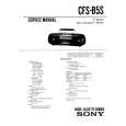 SONY CFS-B5S Manual de Servicio