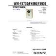 SONY WM-FX890 Manual de Servicio