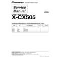 PIONEER X-CX505/NTXJ Manual de Servicio