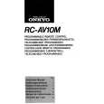 ONKYO RC-AV10M Manual de Usuario